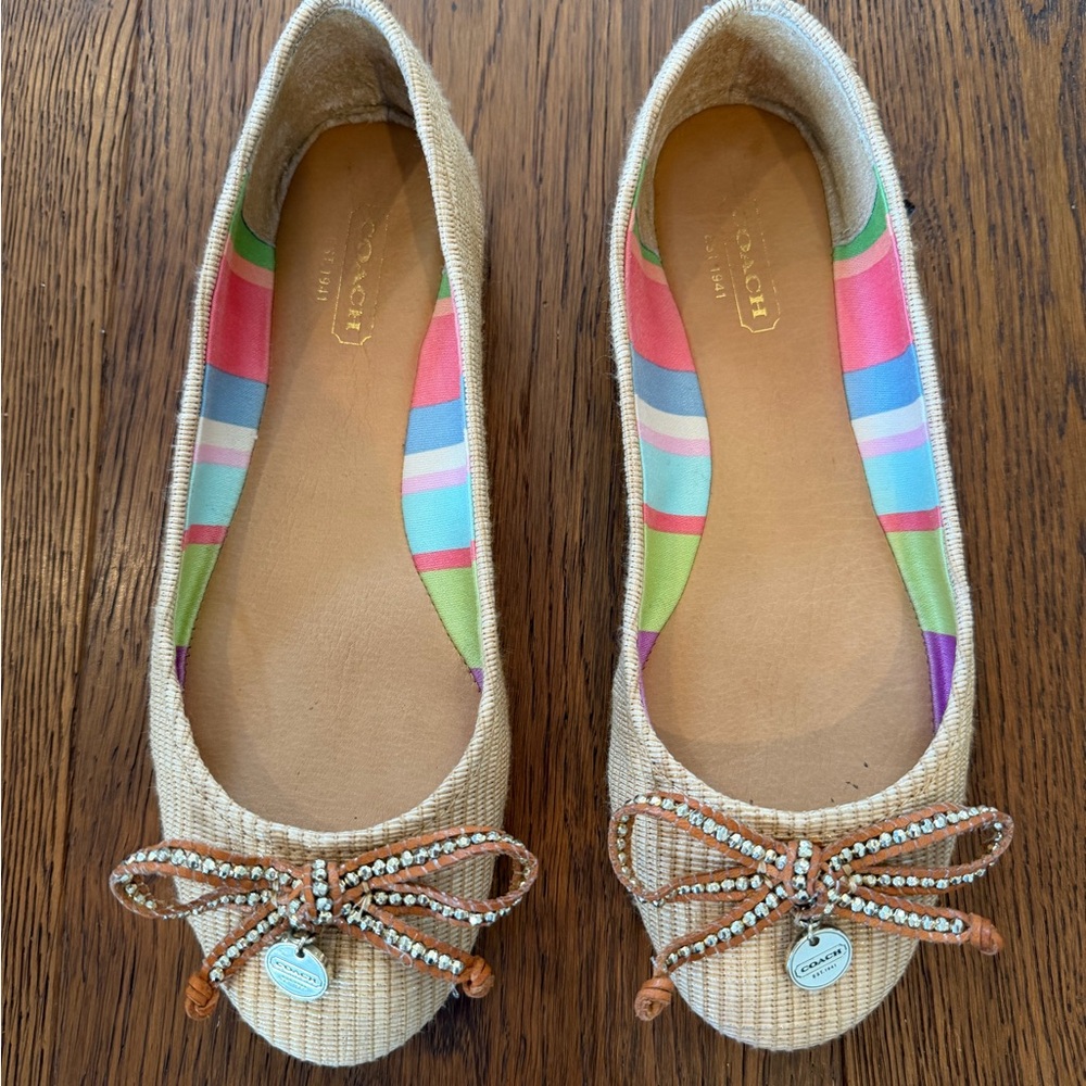 Coach Leena Bow Ballet Flats